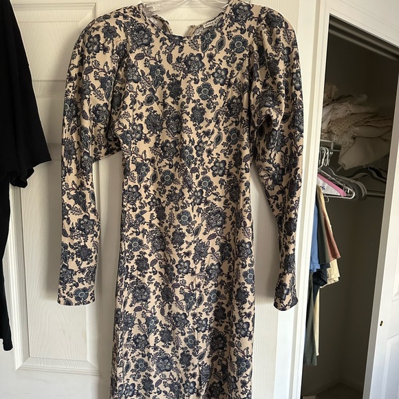 Corduroy Print Dress - Picture 5 of 7